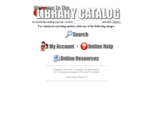 Tablet Screenshot of catalog.clarklibrary.org